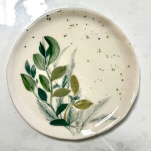 Plato cerámica Vegetales