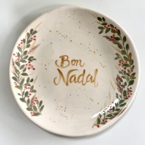 Plato cerámica Bon Nadal
