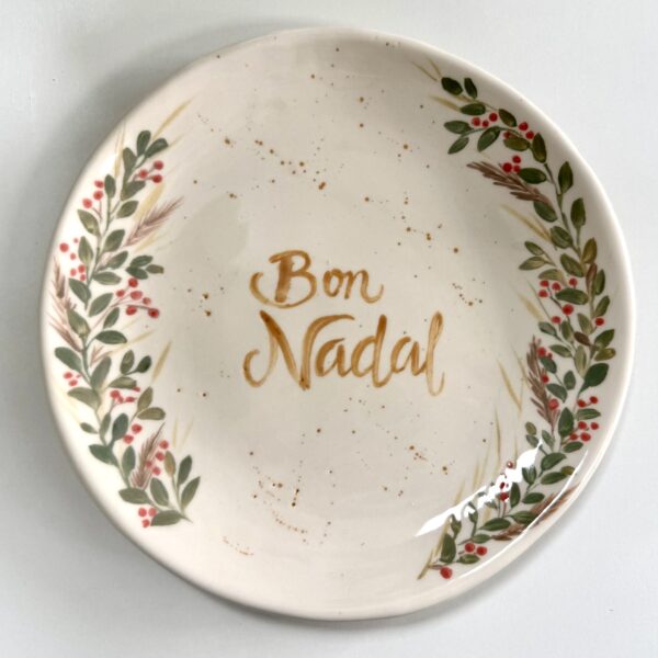 Plato cerámica Bon Nadal