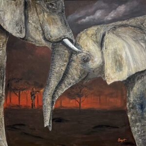 cuadro elefantes