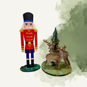 figuras decoradas navideñas