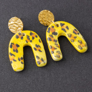 Pendientes animal print